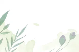 水彩花草植物背景图片