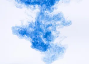 蓝色絮状水彩背景图片_1