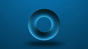蓝色环形背景图片