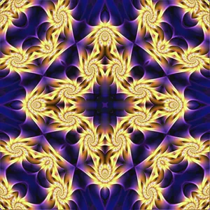 金色花纹紫色背景图片_1