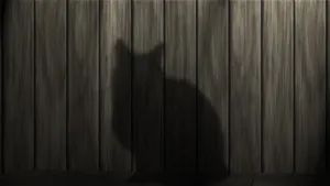 猫影子木纹背景图片