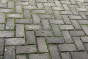 石砖路面图片