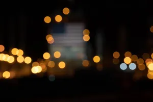 夜景光斑效果图片摄影图第1张