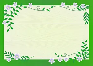 绿色鲜花背景图片_1