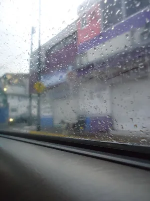 车窗玻璃水珠背景图片_1