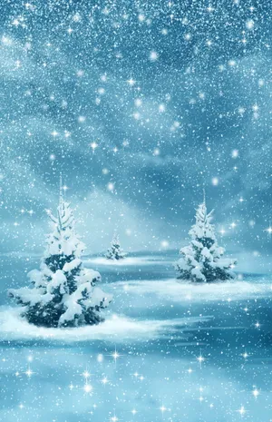 梦幻雪背景图片