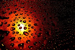 灯光雨滴背景图片_1