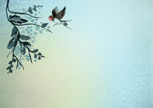 浅蓝色古风背景图片
