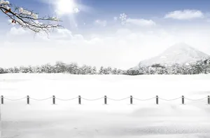 冬天背景图片第1张