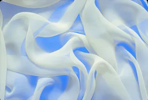 白色透明丝巾高清图片_1