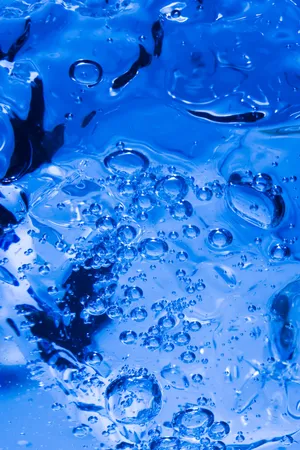 高清蓝色水珠背景图片下载