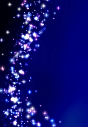 唯美蓝色星光背景图片
