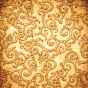 金色花纹背景图片_1