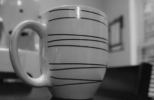 黑条纹陶瓷杯图片_1
