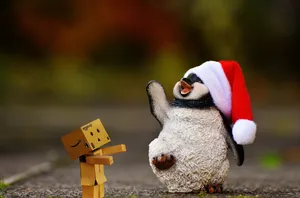 小小的企鹅玩具图片第张