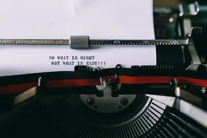 复古打字机的特写图片第张