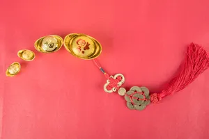 喜庆诱人的金元宝图片第张