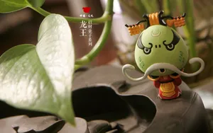 招财童子家族摆件图片第张