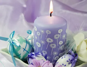 蜡烛祈祷图片