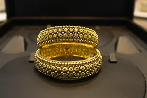 一对黄金手镯图片_1