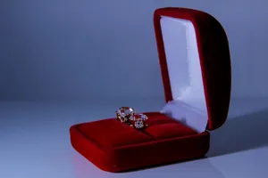 结婚钻石对戒图片第1张