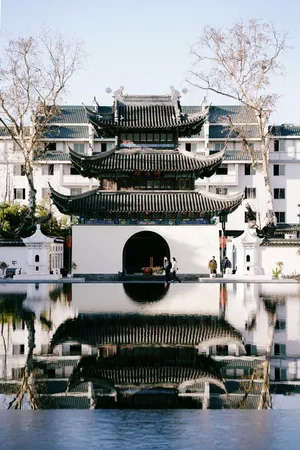 现代中式风格建筑图片_1
