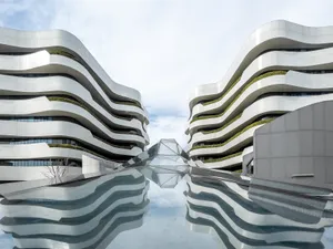 几何曲线现代建筑图片_1