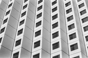 现代对称带窗建筑外观图片_1