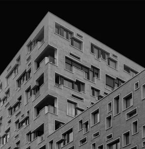 黑白迷宫风格建筑图片_1