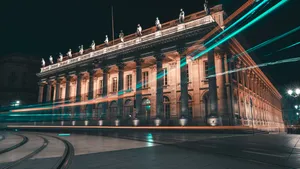 欧洲古建筑夜景图片第1张