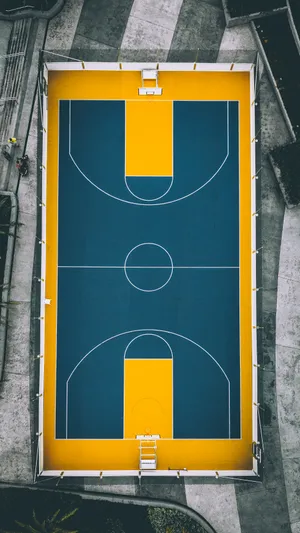 篮球场鸟瞰图_1