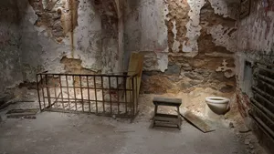 凋零破败的建筑废墟图片