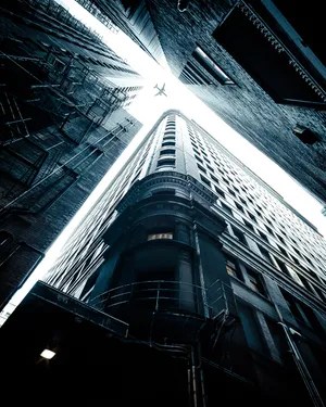 大厦之间的天际线图片第张