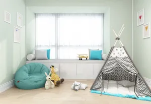 北欧风格儿童卧室设计图片第张