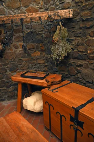 古建筑里的厨房图片第张