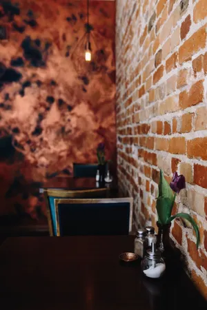 时髦的室内设计餐厅图片第张