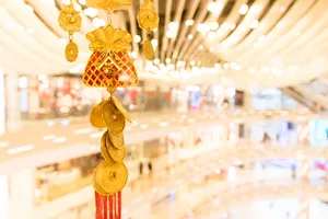 商场新年喜庆装饰图片第张