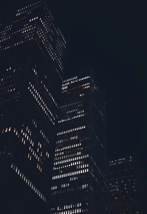 夜晚商务写字楼图片_1