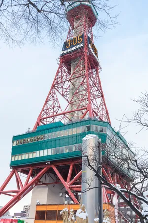 日本札幌电视塔照片