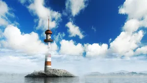 海上观测塔图片_1