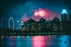 城市唯美夜景色彩图片_1