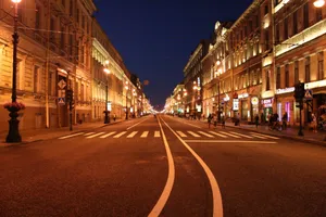 城市夜晚街景图片_1