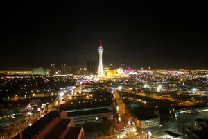 美国拉斯维加斯夜景图片