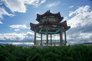 山顶凉亭图片_1