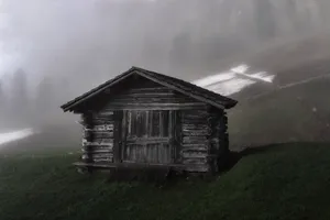 简易小木屋图片