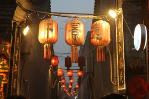 平遥古镇夜景图片_1
