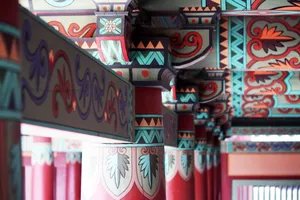 建筑彩绘图片第1张