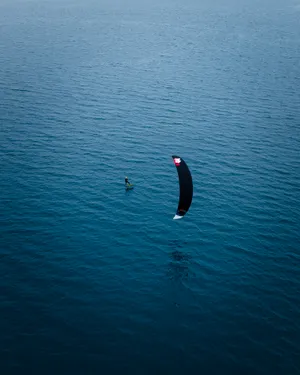 海上降落伞图片