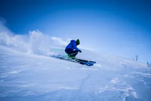 有益身心的滑雪运动图片