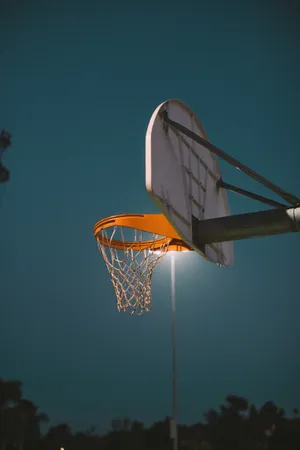 篮架篮筐特写图片第1张